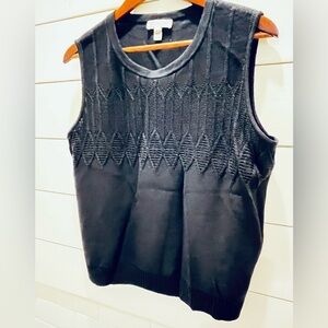 Vintage St. John Sleeveless Sweater Top